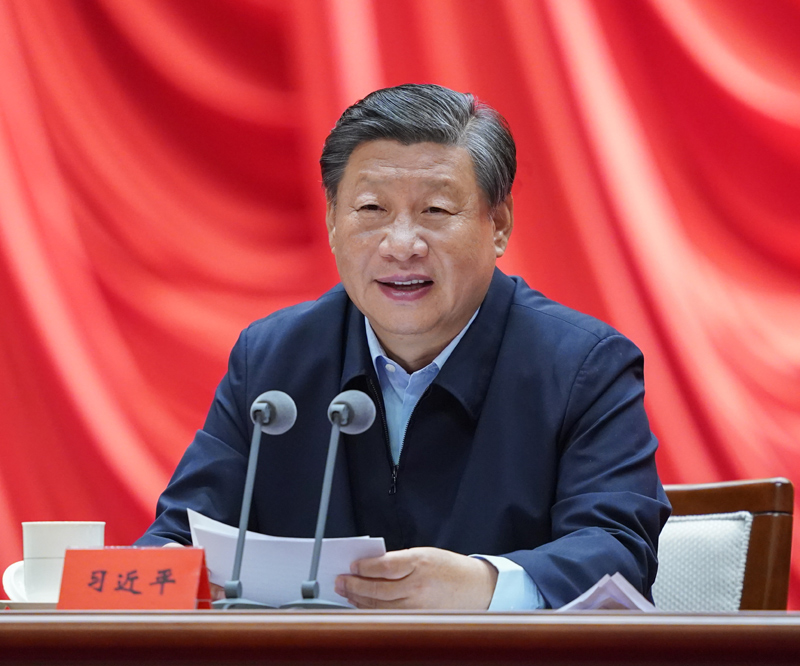 9月1日,2021年秋季学期中央党校(国家行政公司)中青年干部培训班在中央党校开班。中共中央总书记、国家主席、中央军委主席习近平在开班式上发表重要讲话。新华社记者 申宏 摄